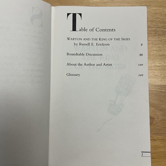 Warton And The King Of The Skies By Russell E Erickson Paperback Vintage 1989 - Picture 5 of 9